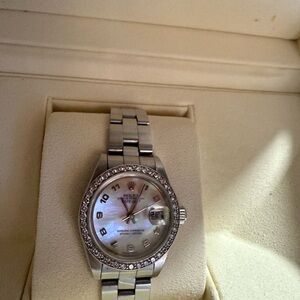 Rolex Datejust Gold and Silver Watch